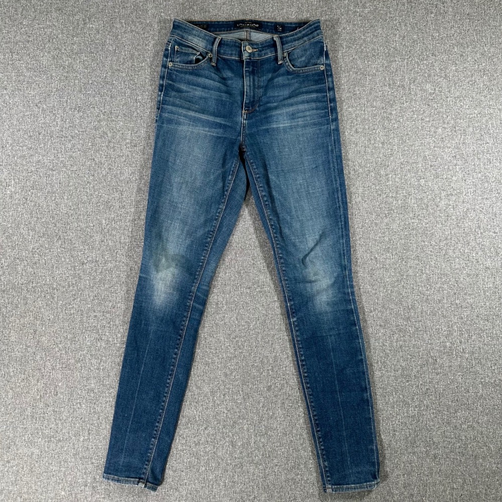 Lucky Brand Bridgette Skinny Jeans Womens 0/25 Blue Candiani Denim High Rise